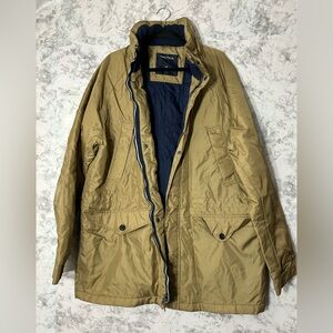Nautica Men's Khaki Military Jacket
